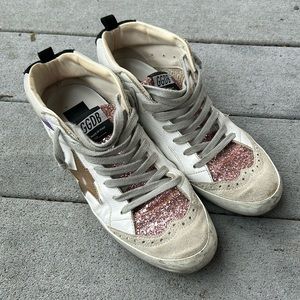 Golden goose mid star sneakers sz 38